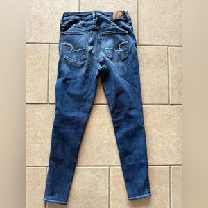 American Eagle Super High Rise Jeggings 4 Short